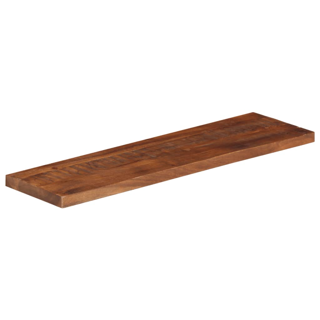 bordplade 120x30x2,5 cm rektangulær massivt genbrugstræ