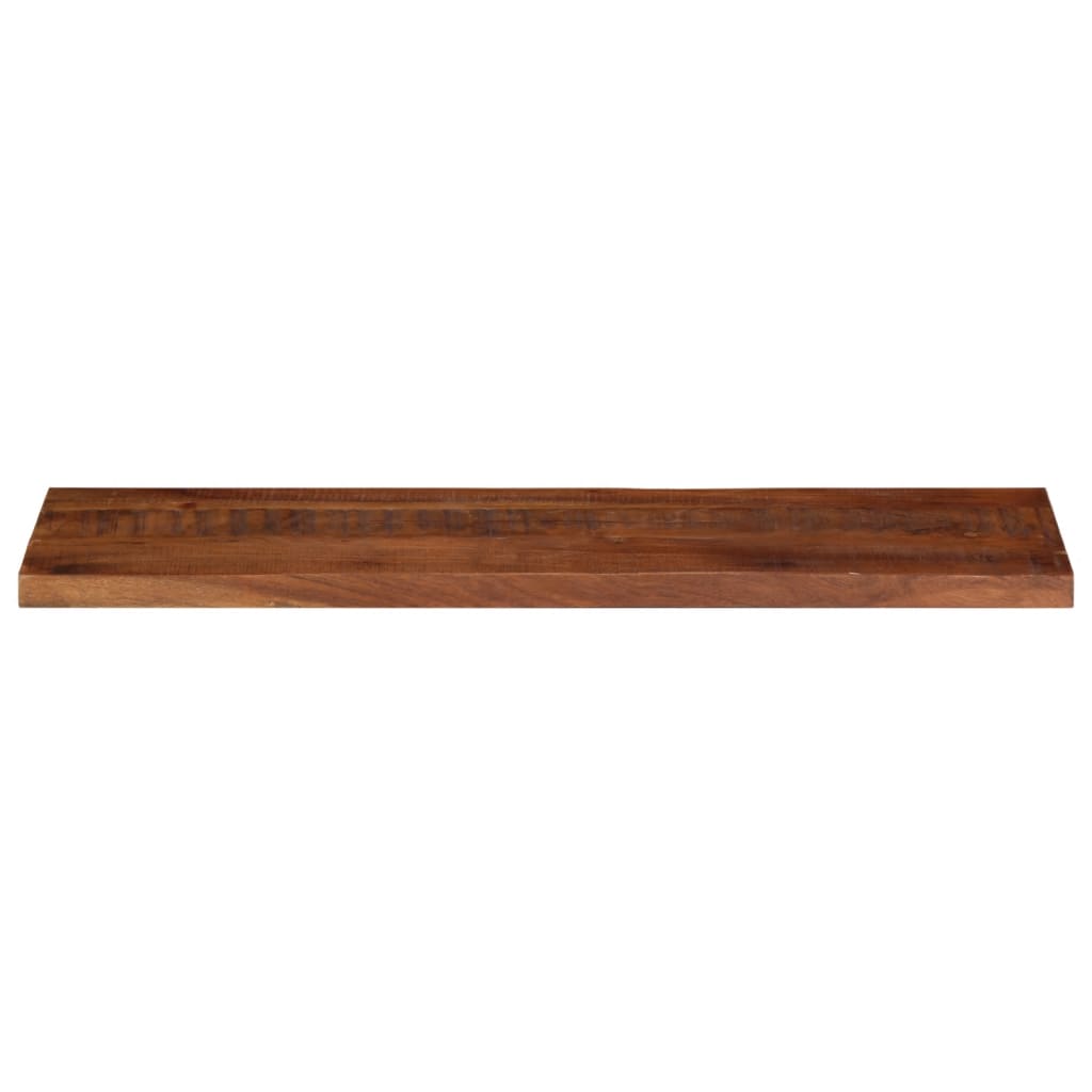 bordplade 120x30x2,5 cm rektangulær massivt genbrugstræ