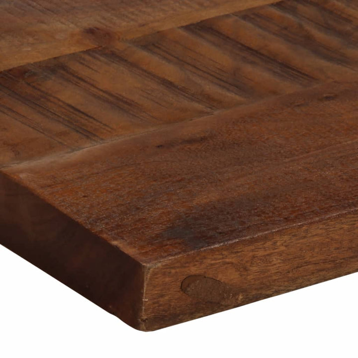 bordplade 120x30x2,5 cm rektangulær massivt genbrugstræ