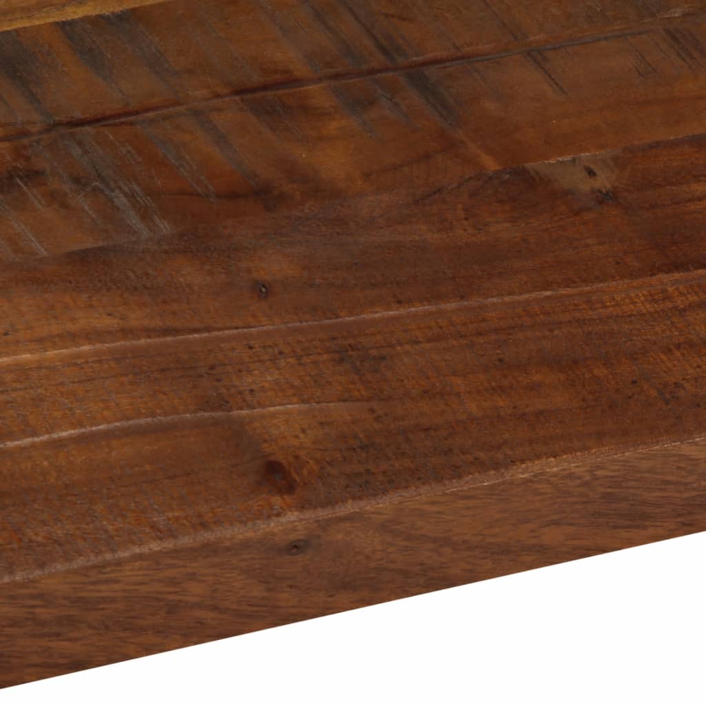 bordplade 120x30x2,5 cm rektangulær massivt genbrugstræ