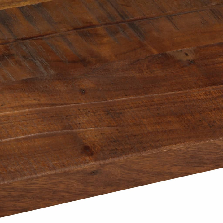 bordplade 120x30x2,5 cm rektangulær massivt genbrugstræ