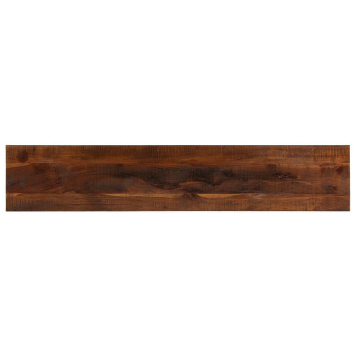 bordplade 140x40x2,5 cm rektangulær massivt genbrugstræ