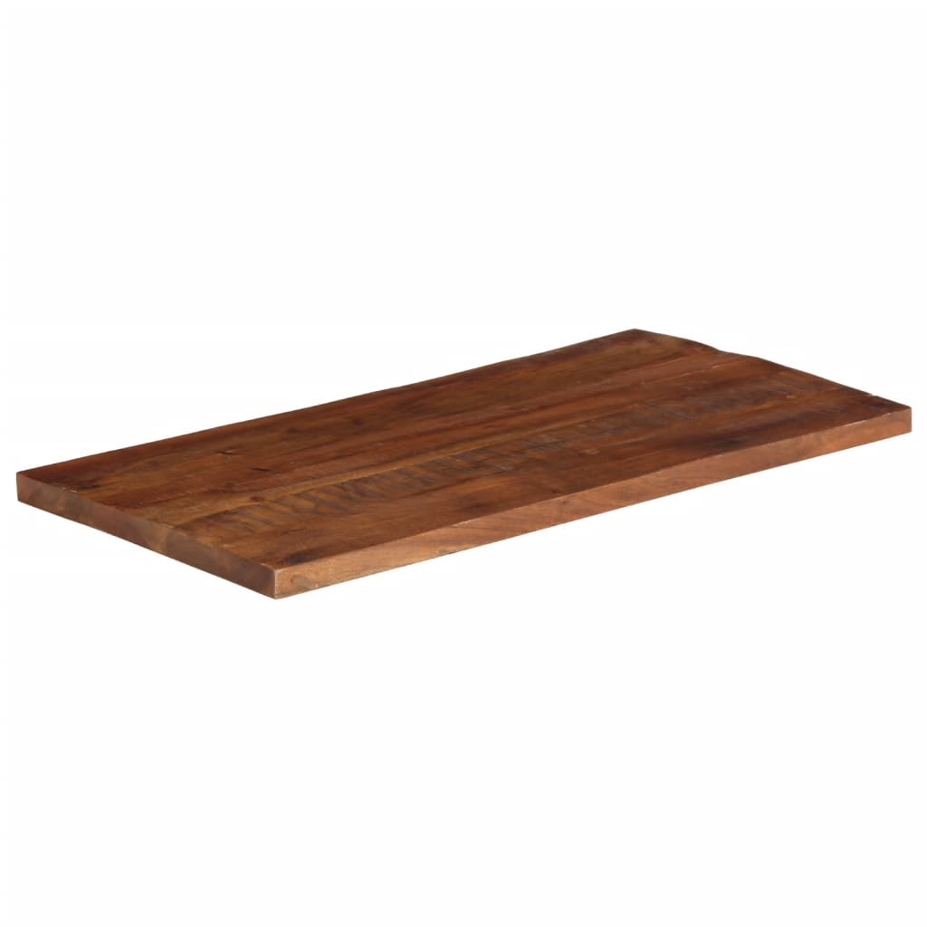 bordplade 110x50x2,5 cm rektangulær massivt genbrugstræ