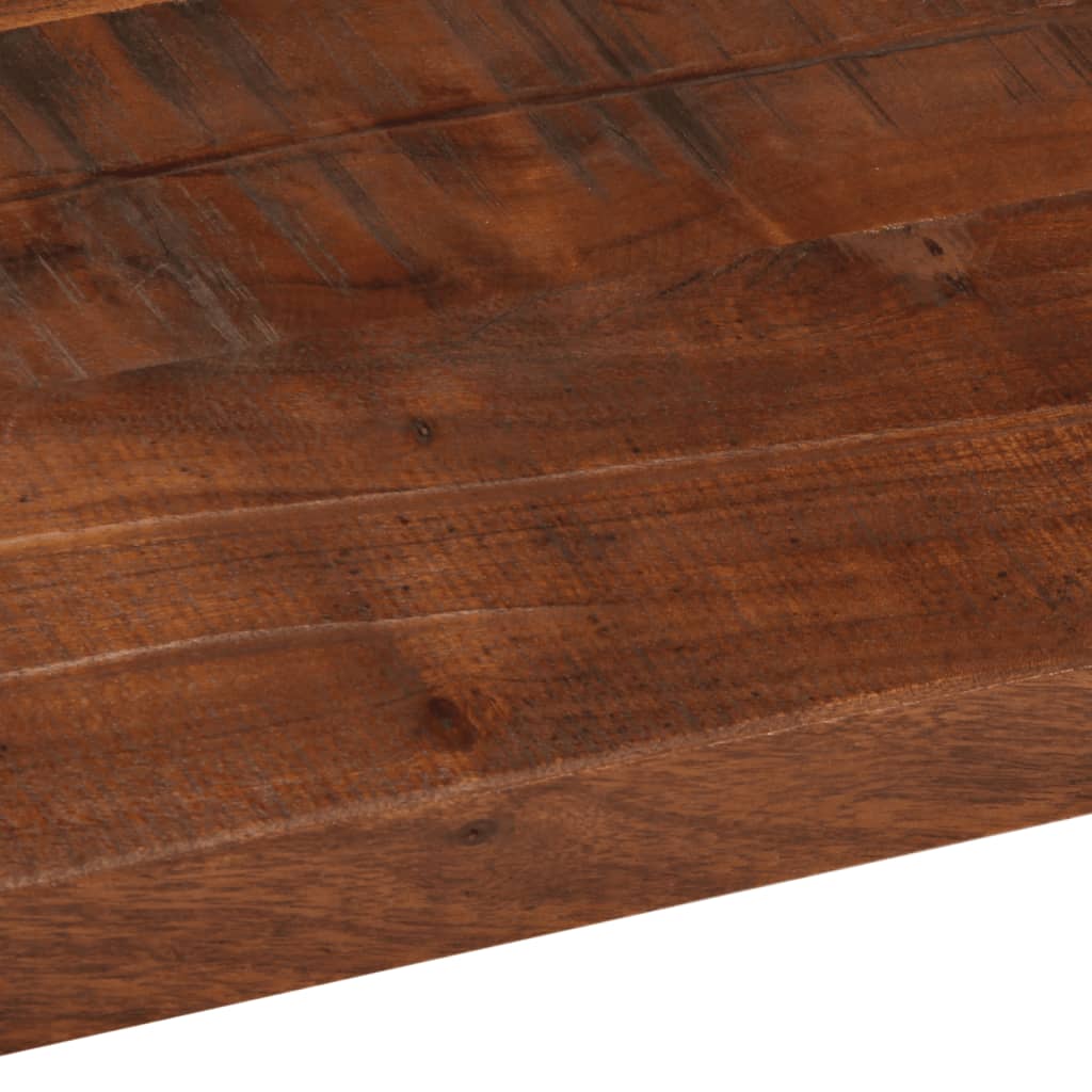 bordplade 110x50x2,5 cm rektangulær massivt genbrugstræ