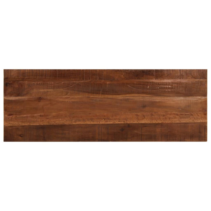 bordplade 140x50x2,5 cm rektangulær massivt genbrugstræ
