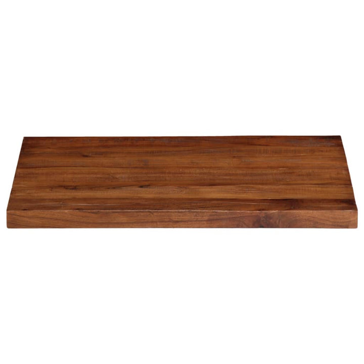 bordplade 80x60x2,5 cm rektangulær massivt genbrugstræ
