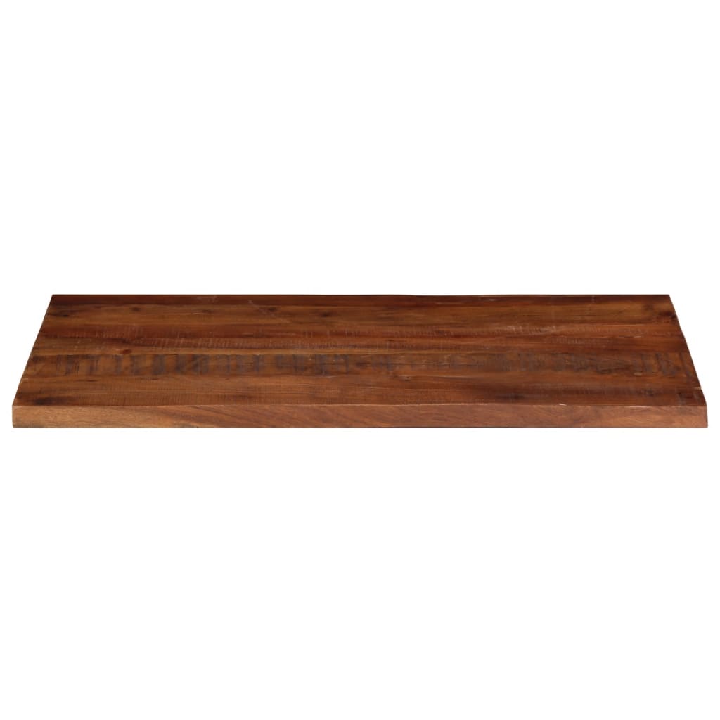 bordplade 110x60x2,5 cm rektangulær massivt genbrugstræ