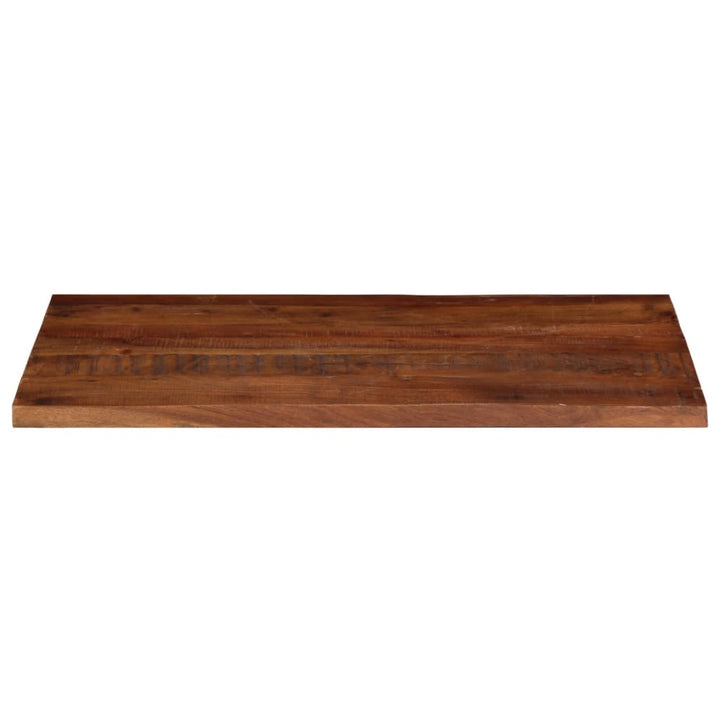 bordplade 100x70x2,5 cm rektangulær massivt genbrugstræ