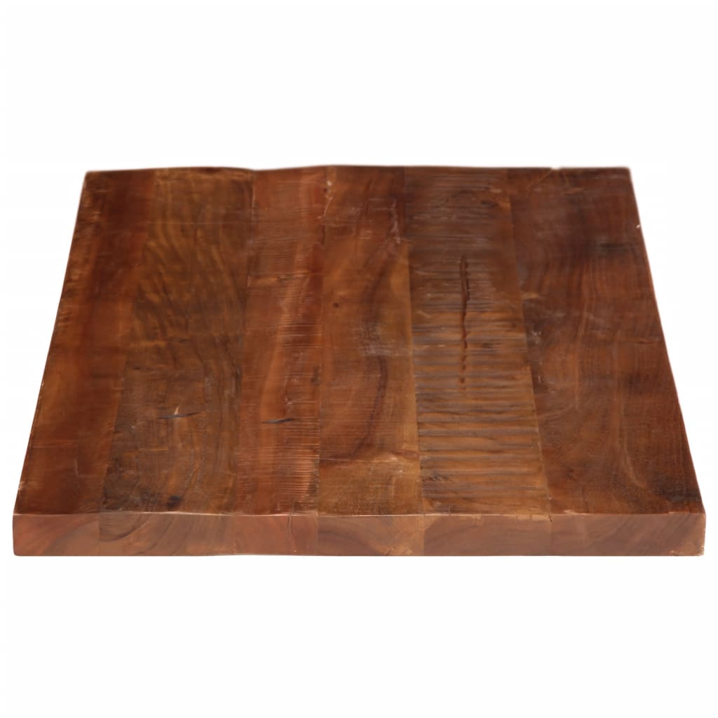 bordplade 100x70x2,5 cm rektangulær massivt genbrugstræ