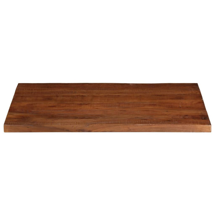 bordplade 90x80x2,5 cm rektangulær massivt genbrugstræ