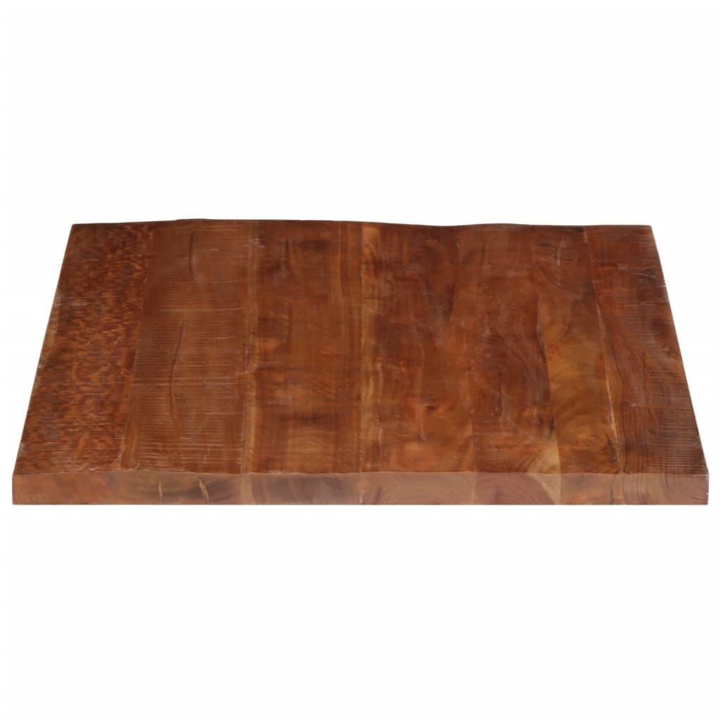 bordplade 110x80x2,5 cm rektangulær massivt genbrugstræ