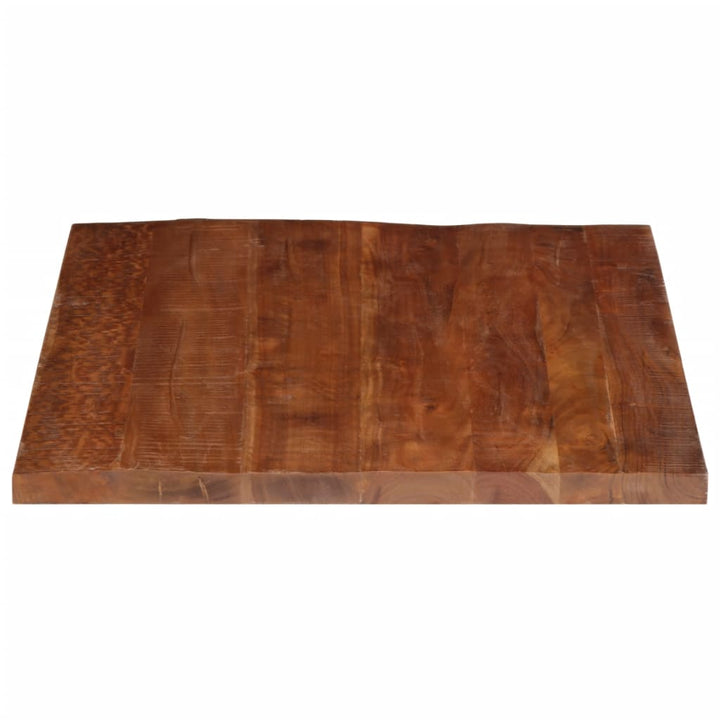 bordplade 110x80x2,5 cm rektangulær massivt genbrugstræ