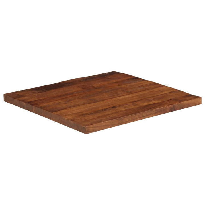 bordplade 90x90x2,5 cm firkantet massivt genbrugstræ