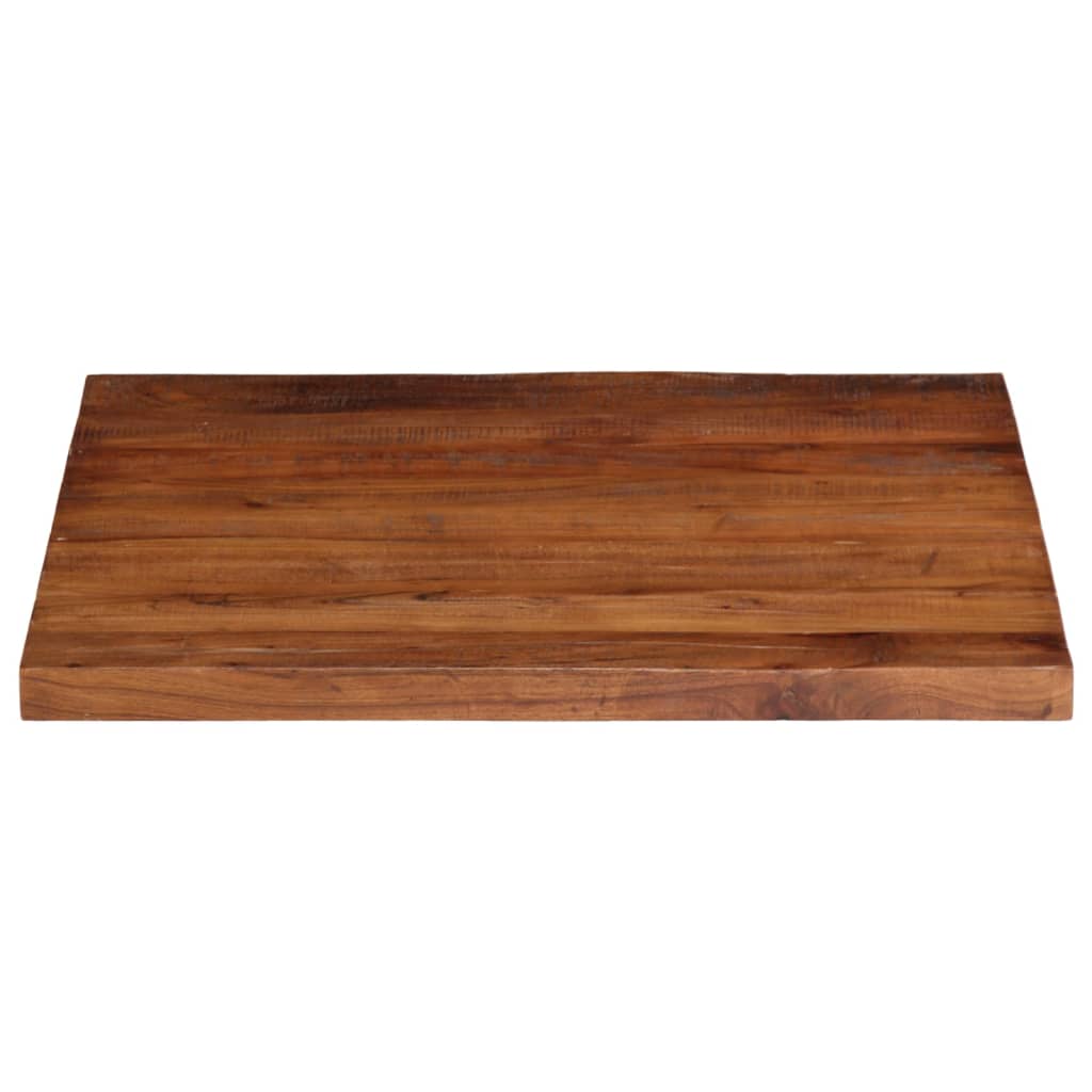 bordplade 90x90x2,5 cm firkantet massivt genbrugstræ
