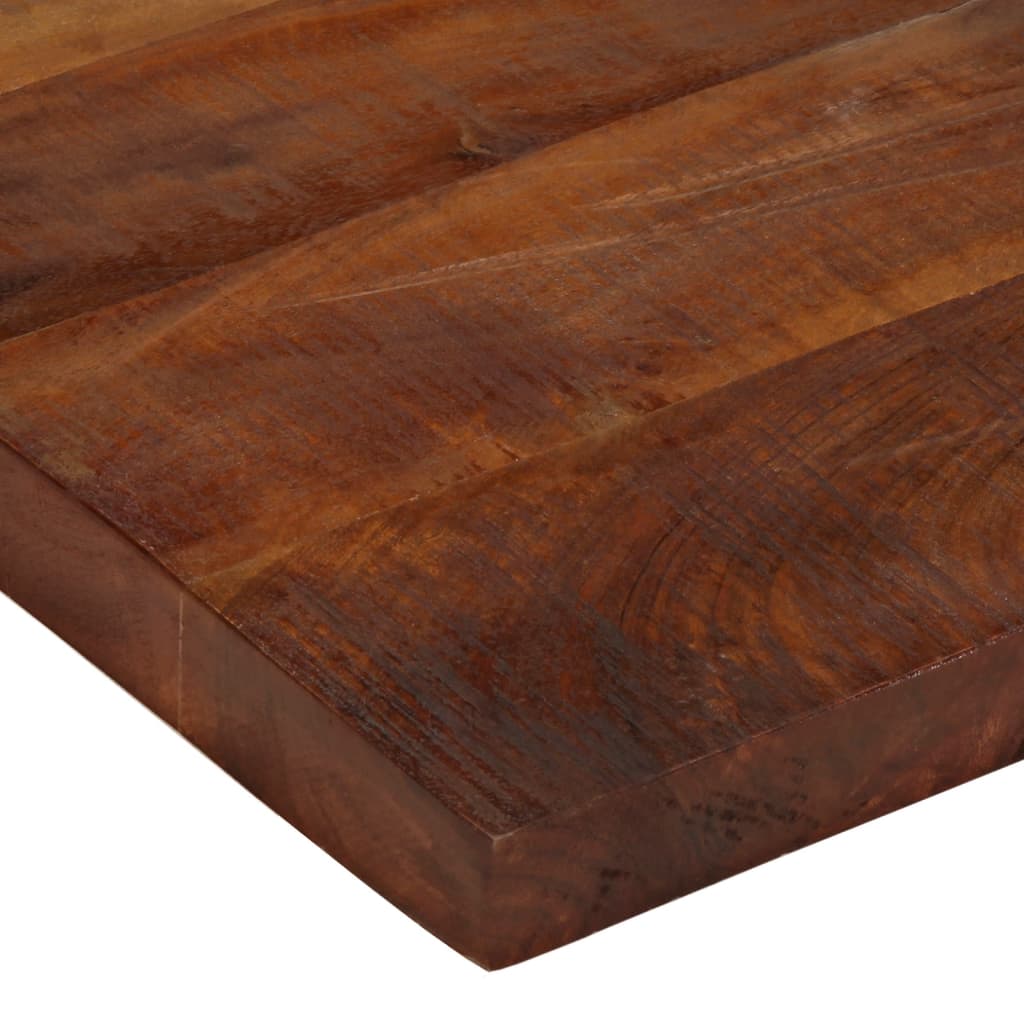 bordplade 90x90x2,5 cm firkantet massivt genbrugstræ