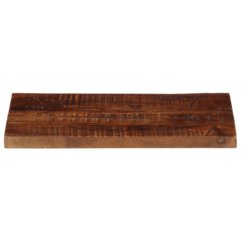 bordplade 60x20x3,8 cm rektangulær massivt genbrugstræ