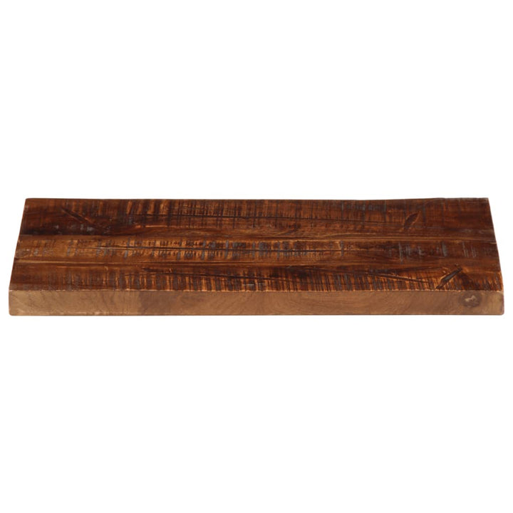 bordplade 60x20x3,8 cm rektangulær massivt genbrugstræ
