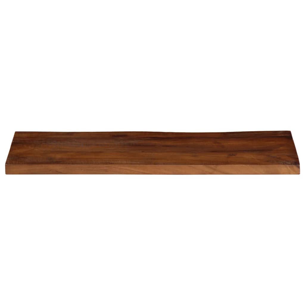 bordplade 90x20x3,8 cm rektangulær massivt genbrugstræ