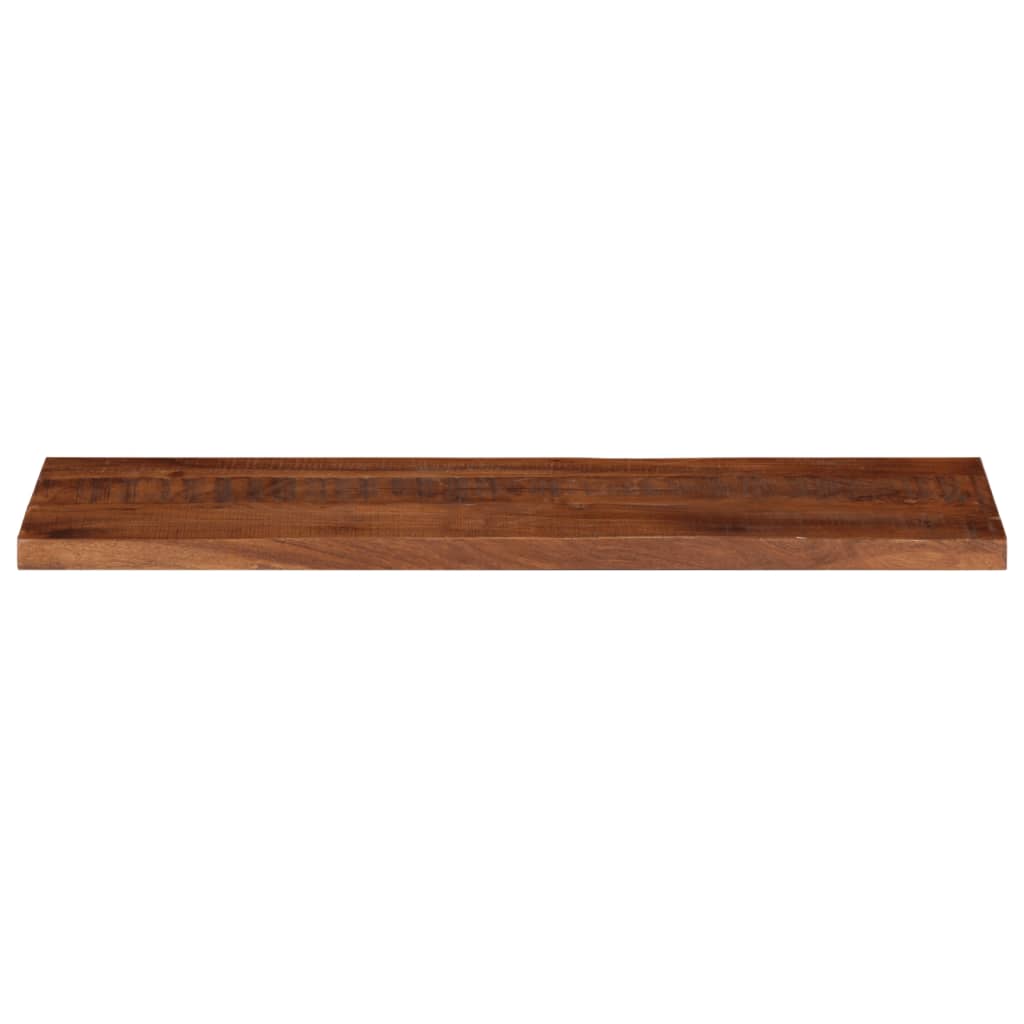 bordplade 100x20x3,8 cm rektangulær massivt genbrugstræ