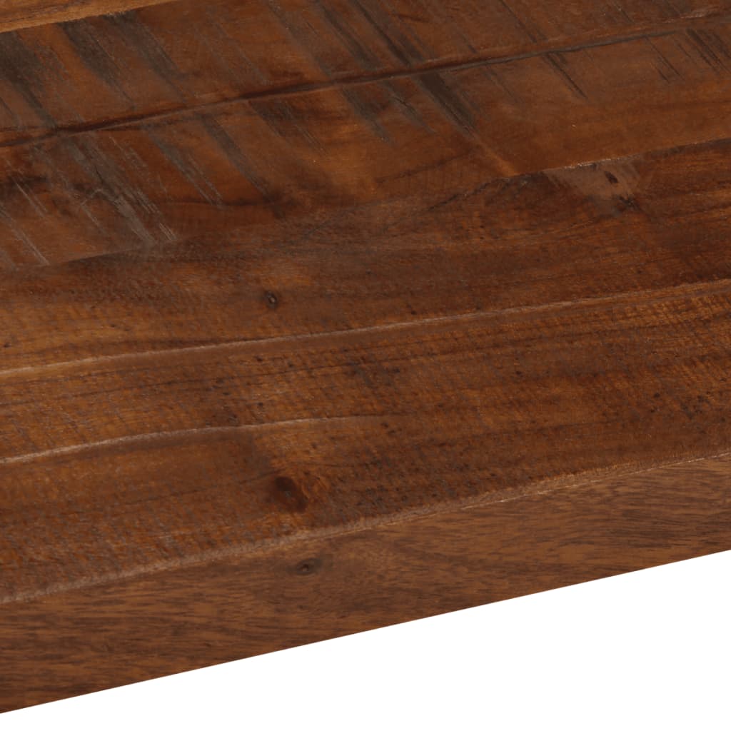 bordplade 100x20x3,8 cm rektangulær massivt genbrugstræ