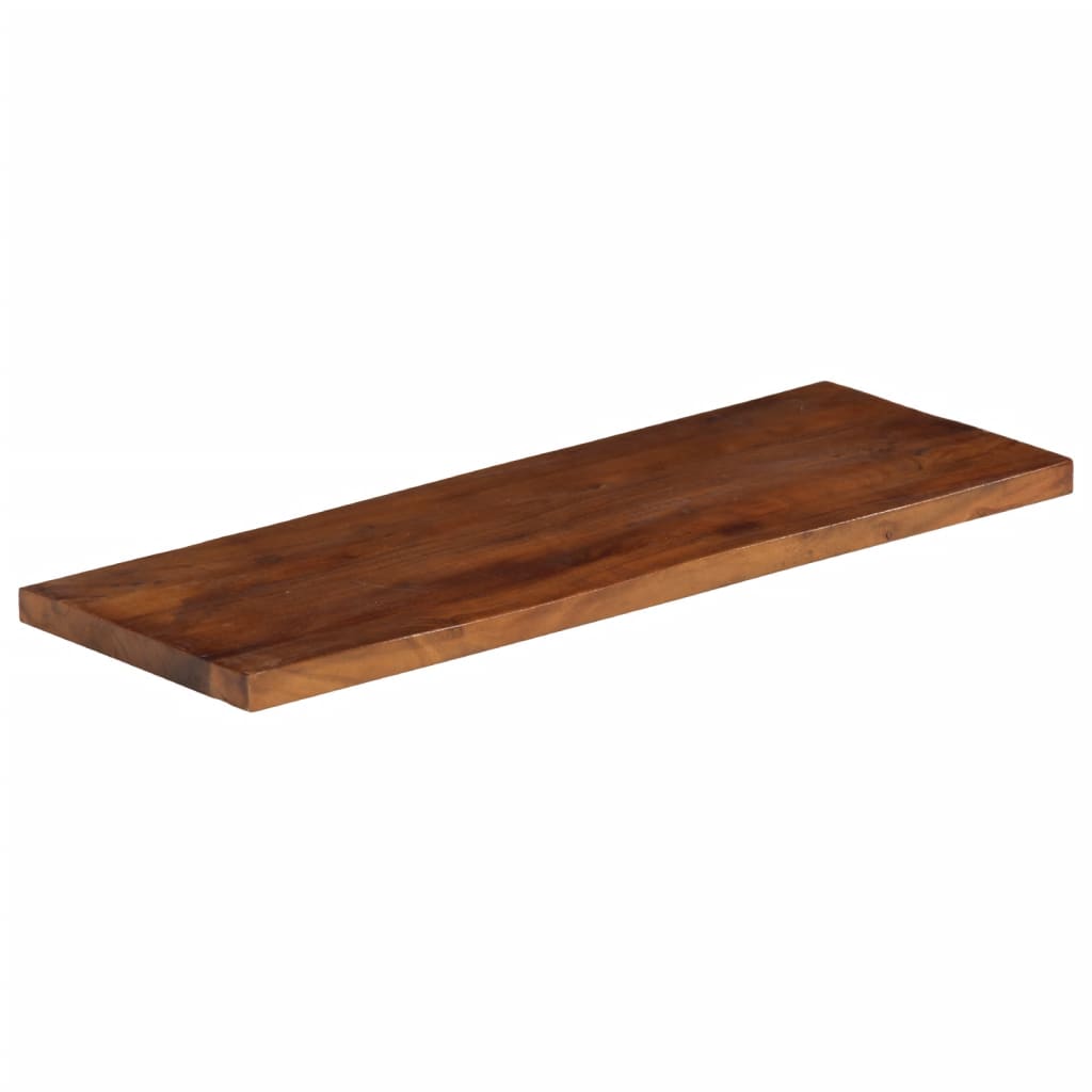 bordplade 70x30x3,8 cm rektangulær massivt genbrugstræ