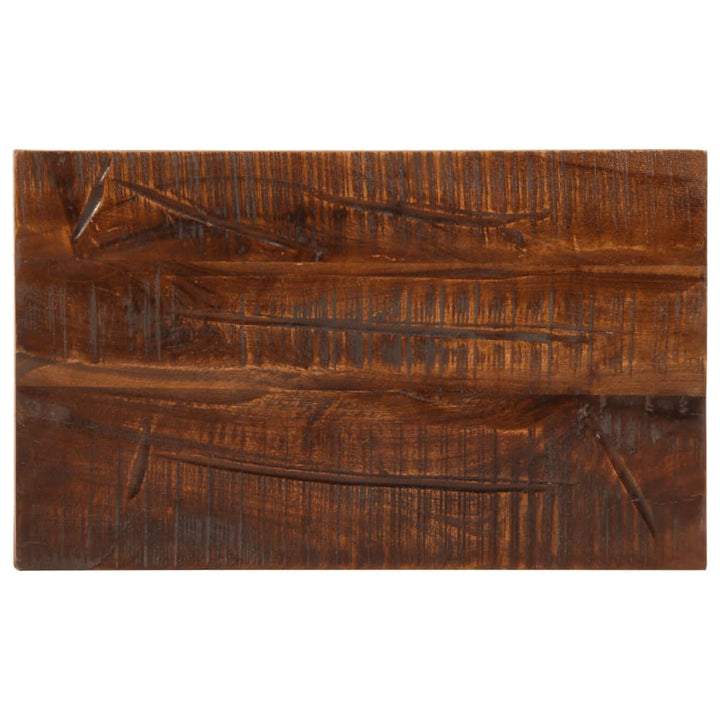 bordplade 50x40x3,8 cm rektangulær massivt genbrugstræ