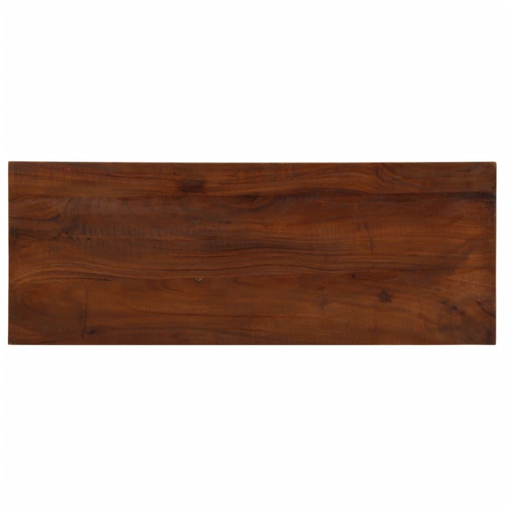 bordplade 70x40x3,8 cm rektangulær massivt genbrugstræ