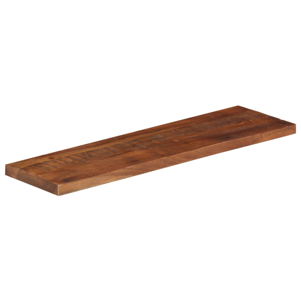 bordplade 100x40x3,8 cm rektangulær massivt genbrugstræ