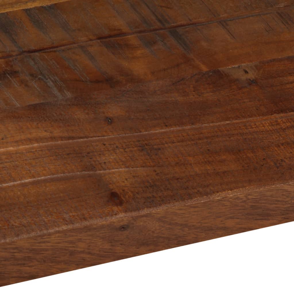 bordplade 100x40x3,8 cm rektangulær massivt genbrugstræ