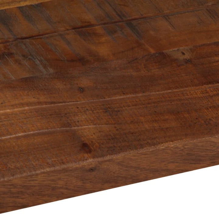 bordplade 100x40x3,8 cm rektangulær massivt genbrugstræ
