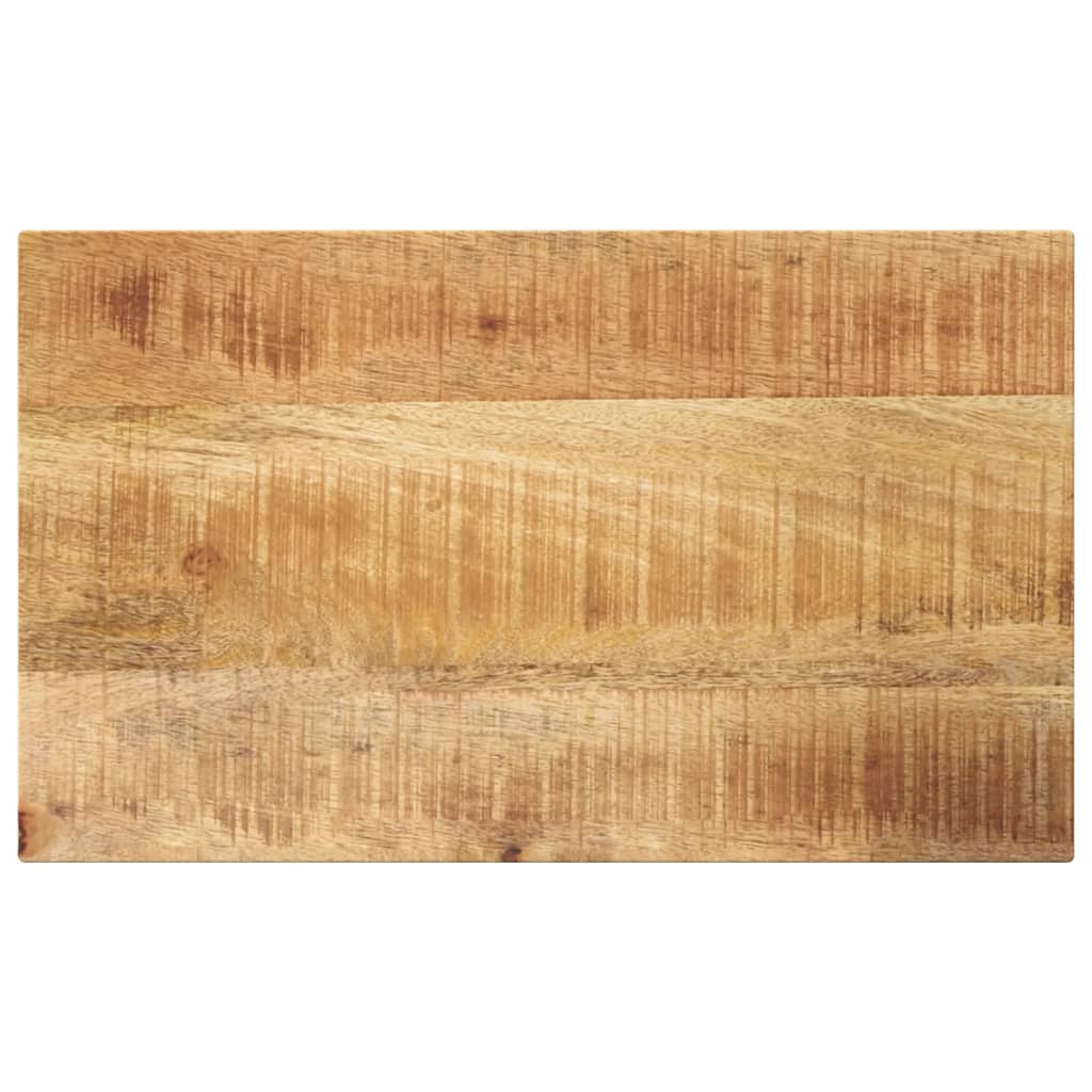 bordplade 50x20x2,5 cm rektangulær massivt ru mangotræ