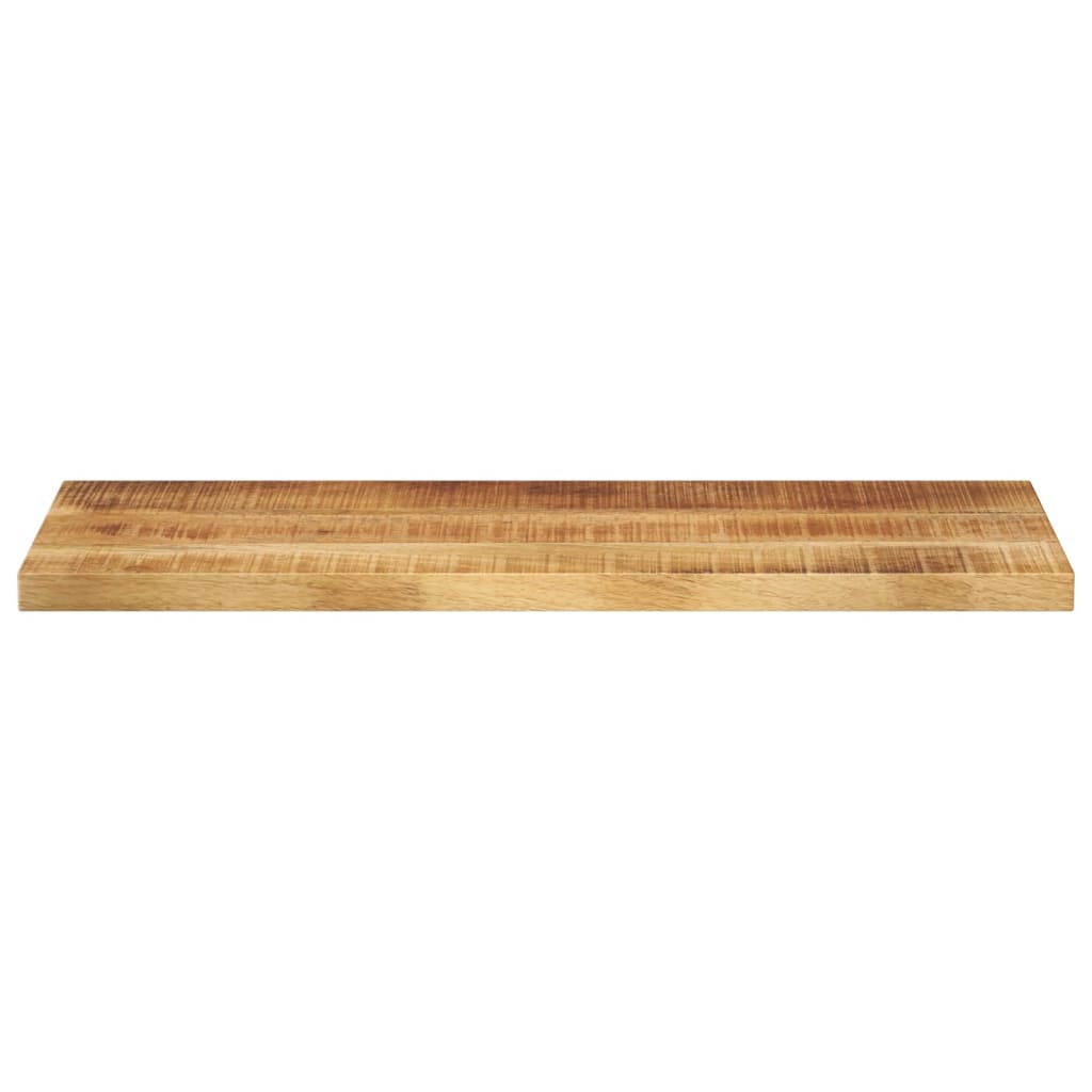bordplade 90x20x2,5 cm rektangulær massivt ru mangotræ