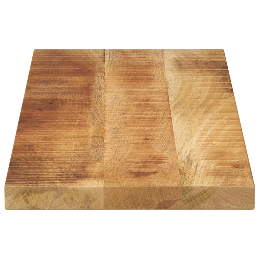 bordplade 90x20x2,5 cm rektangulær massivt ru mangotræ
