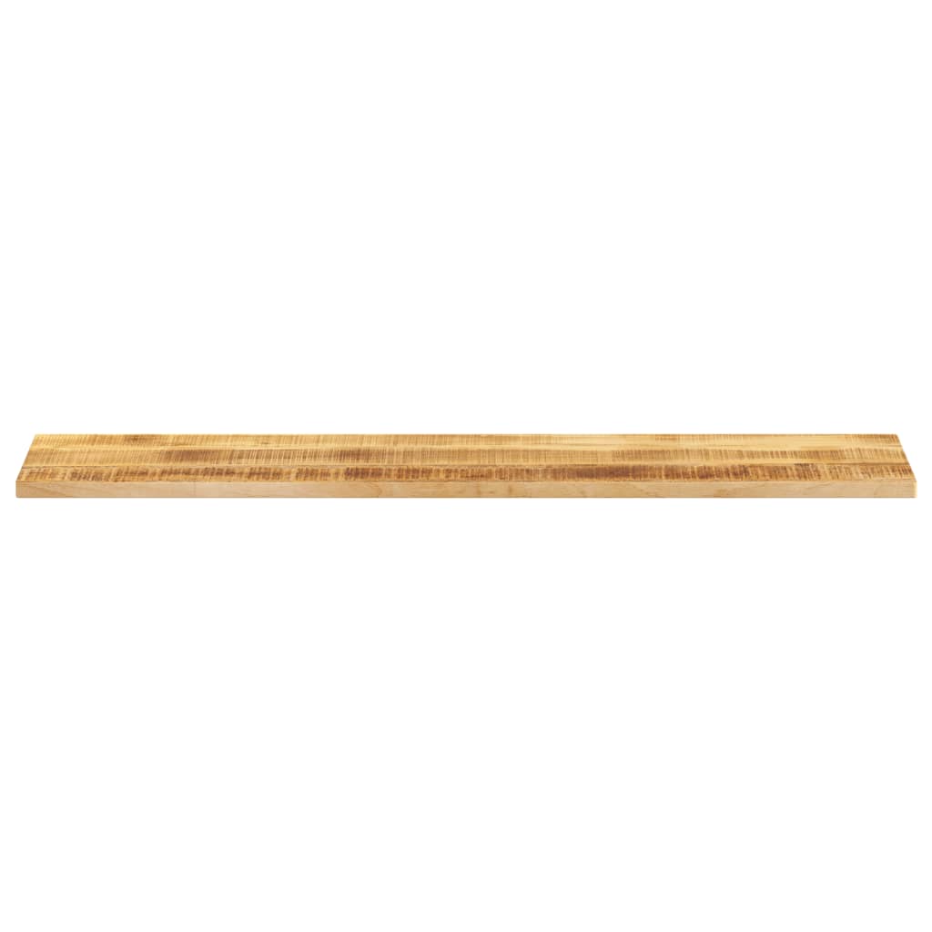 bordplade 140x20x2,5 cm rektangulær massivt ru mangotræ