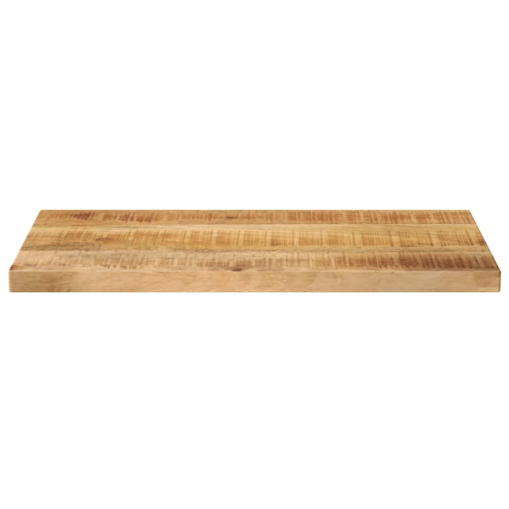 bordplade 50x30x2,5 cm rektangulær massivt ru mangotræ