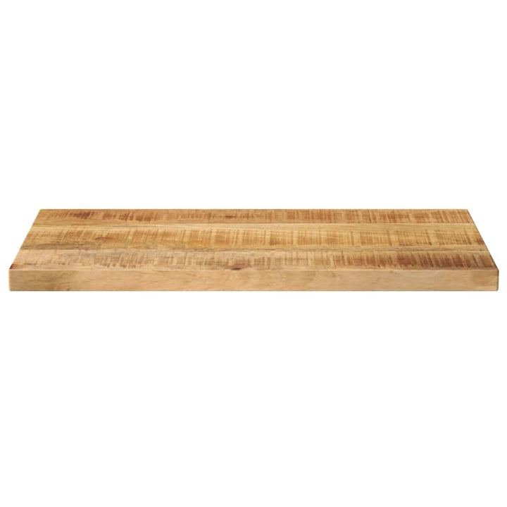 bordplade 50x30x2,5 cm rektangulær massivt ru mangotræ