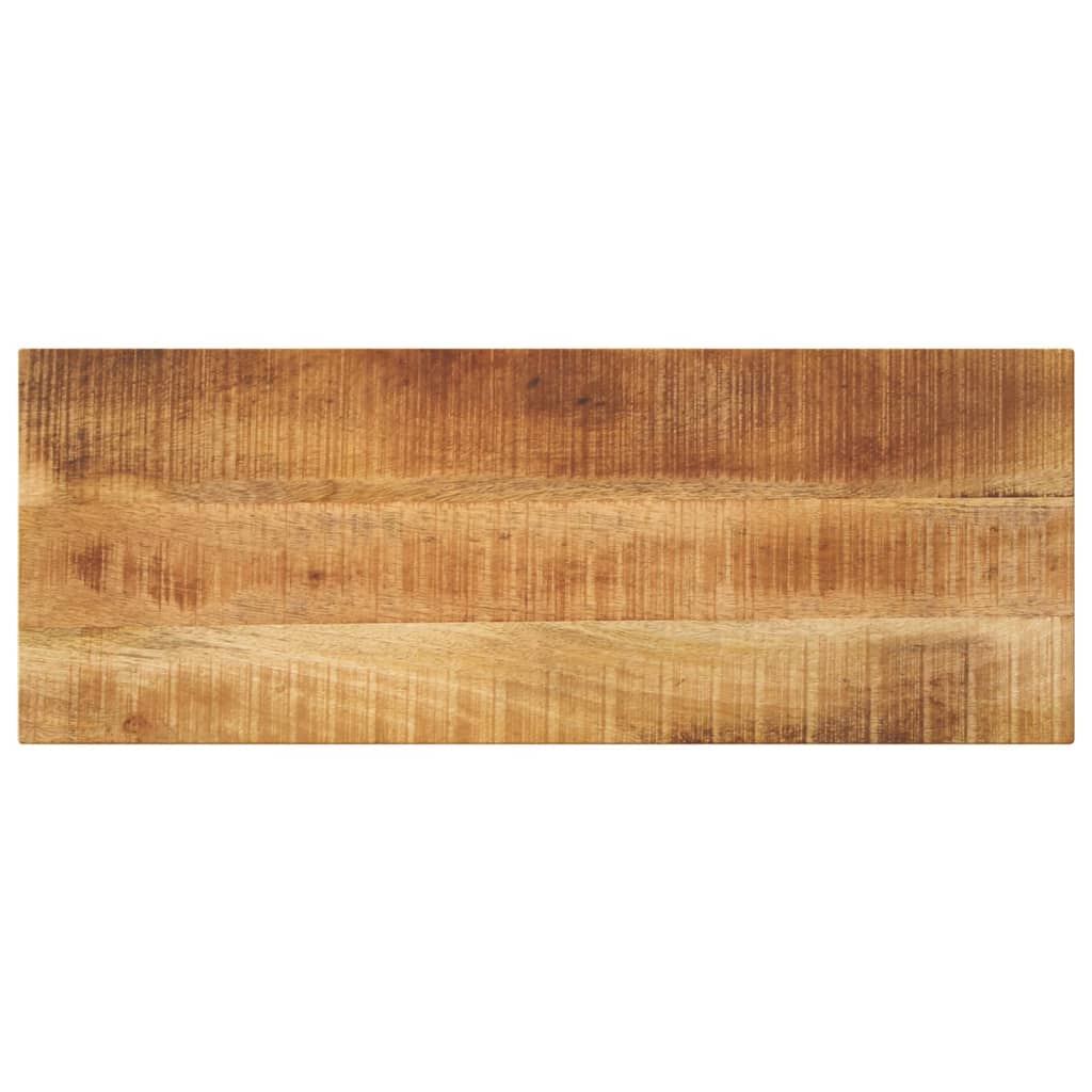 bordplade 70x30x2,5 cm rektangulær massivt ru mangotræ