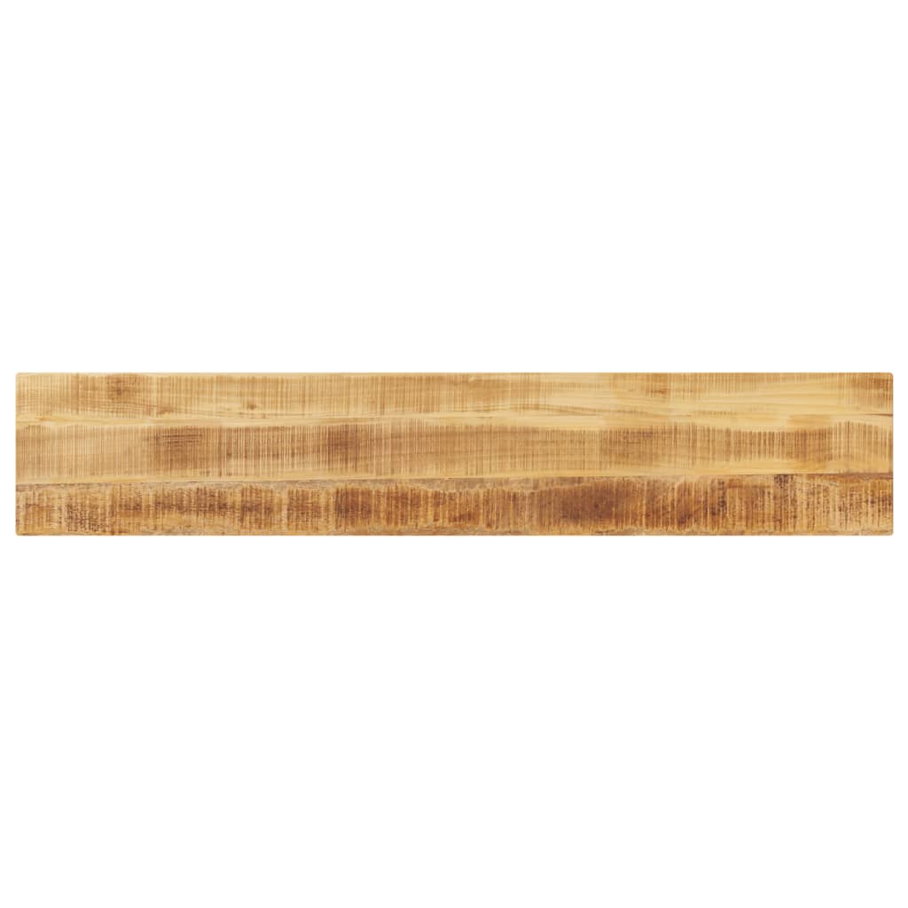 bordplade 140x30x2,5 cm rektangulær massivt ru mangotræ