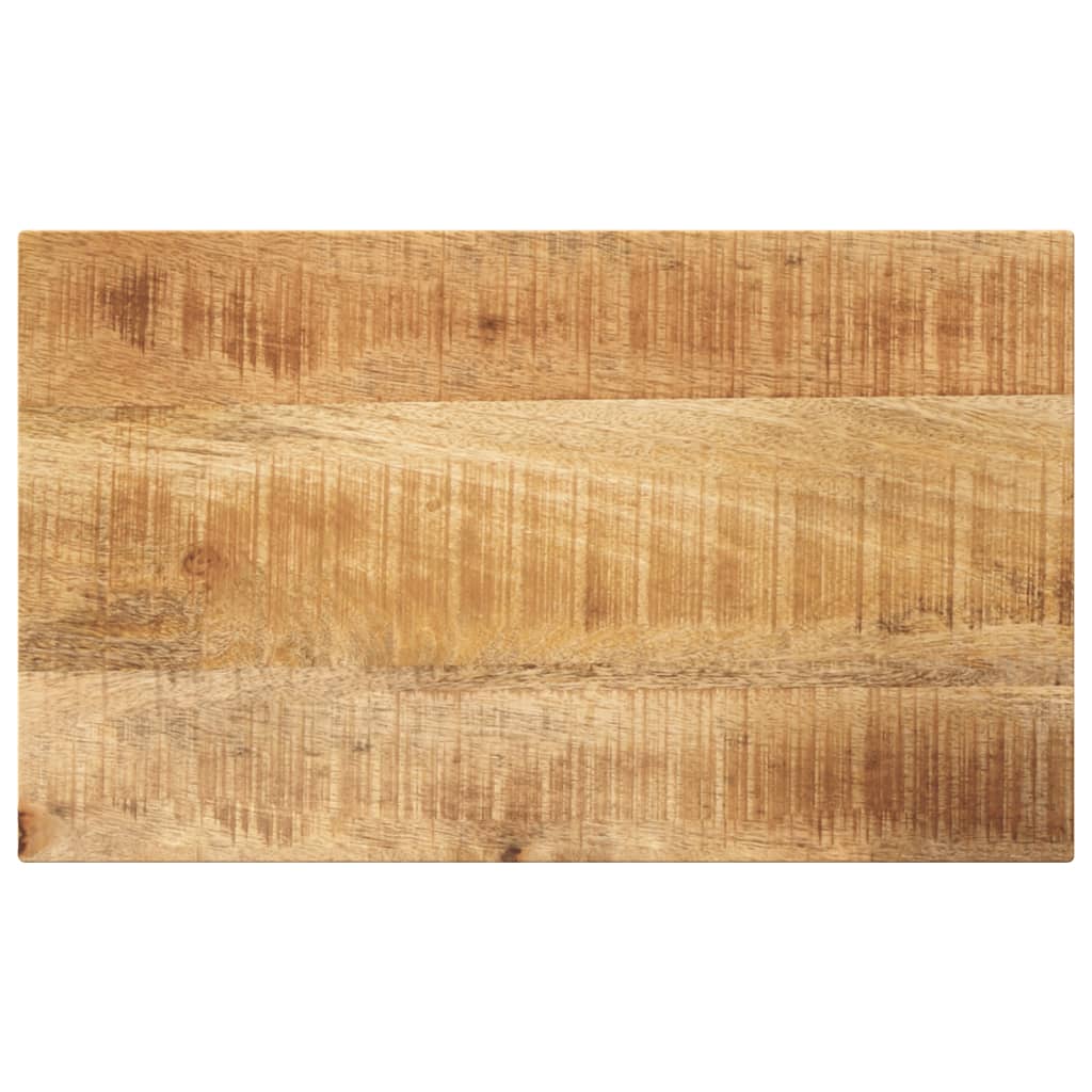 bordplade 50x40x2,5 cm rektangulær massivt ru mangotræ