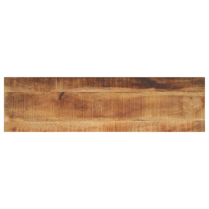 bordplade 110x40x2,5 cm rektangulær massivt ru mangotræ