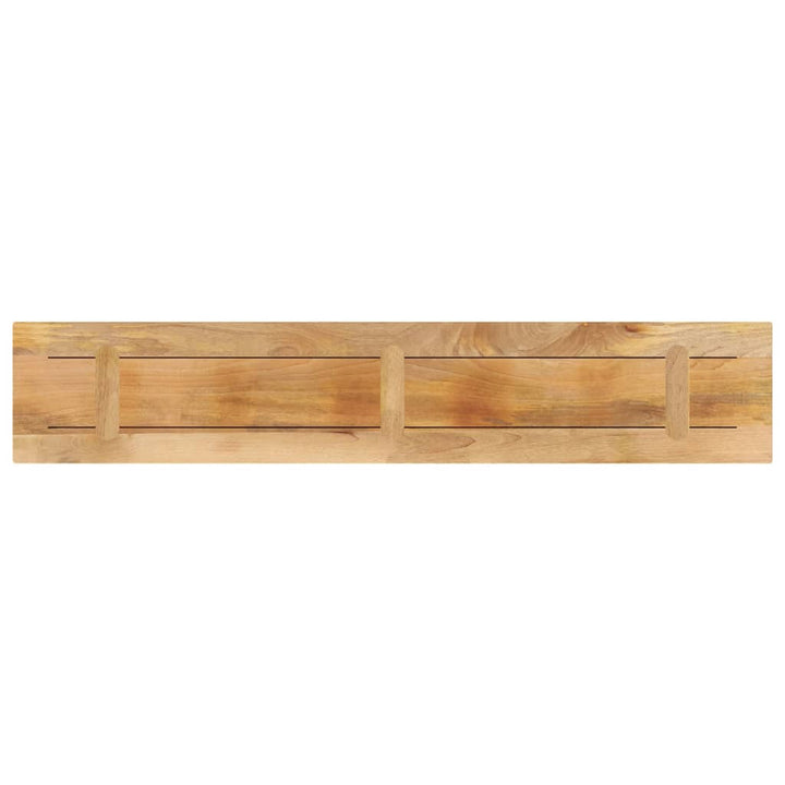 bordplade 140x40x2,5 cm rektangulær massivt ru mangotræ
