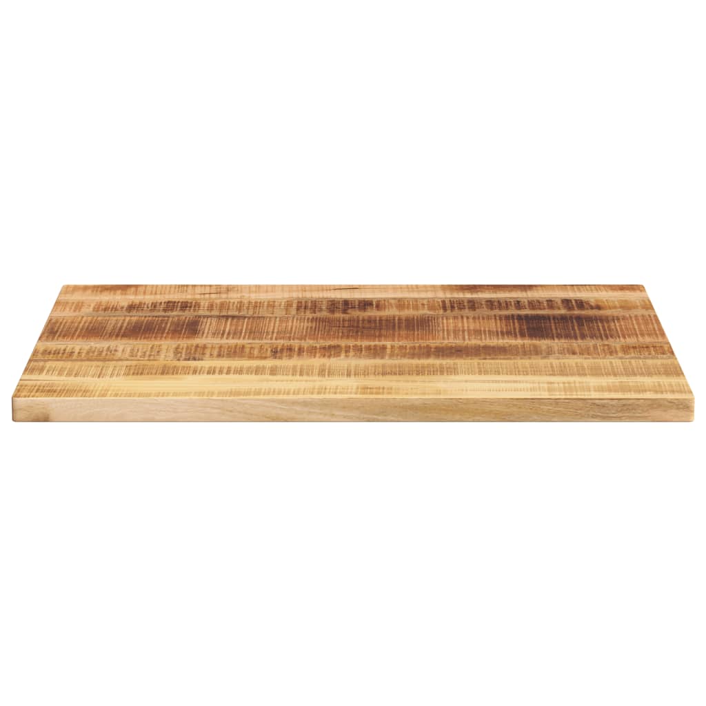 bordplade 70x50x2,5 cm rektangulær massivt ru mangotræ