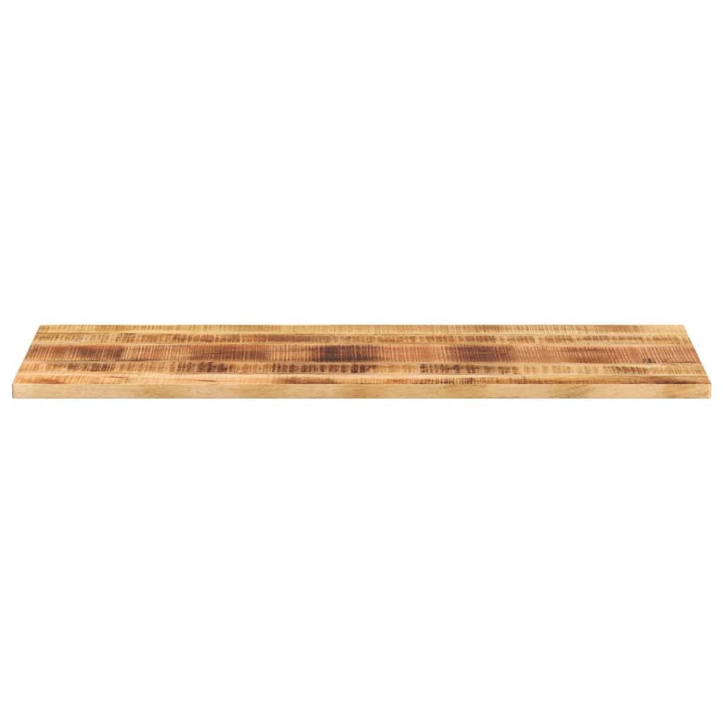 bordplade 140x50x2,5 cm rektangulær massivt ru mangotræ