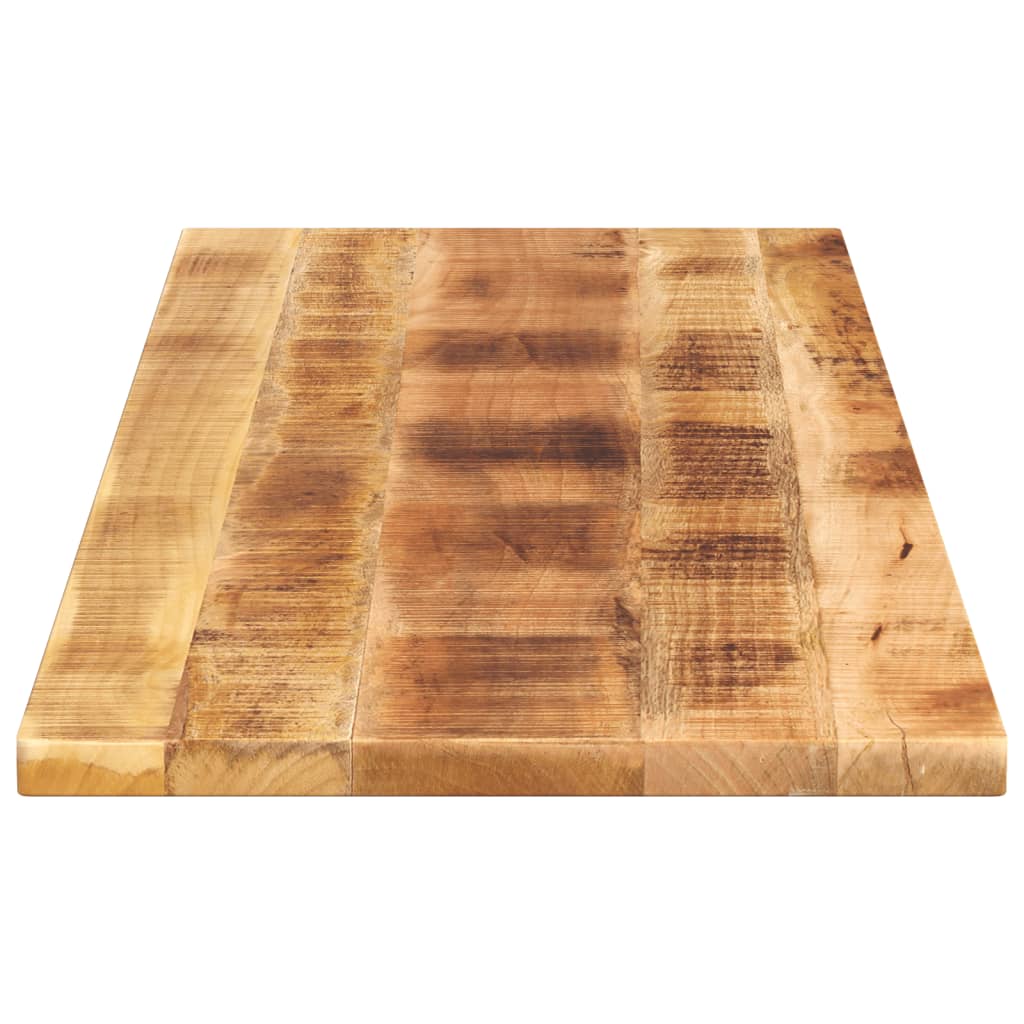 bordplade 140x50x2,5 cm rektangulær massivt ru mangotræ