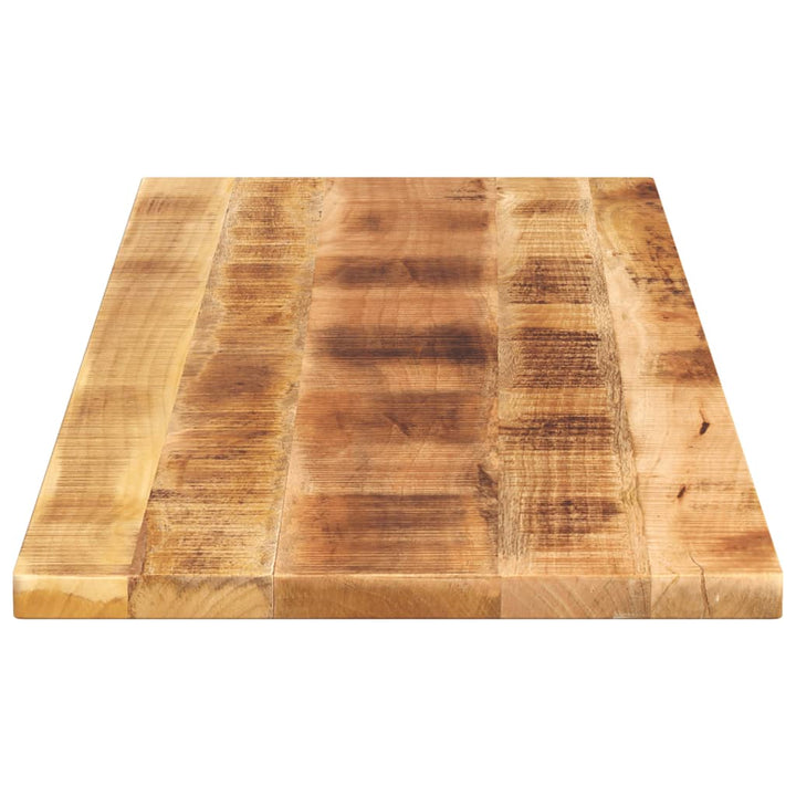 bordplade 140x50x2,5 cm rektangulær massivt ru mangotræ
