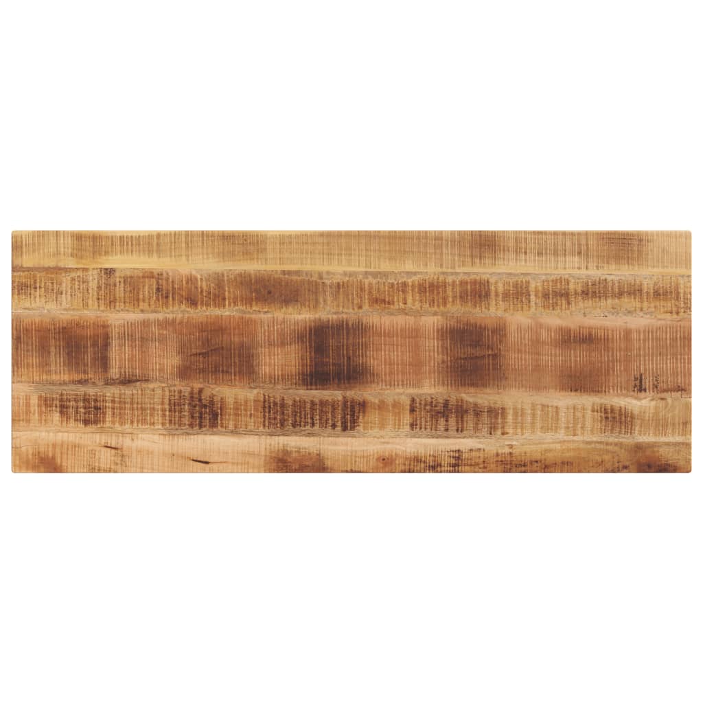 bordplade 160x50x2,5 cm rektangulær massivt ru mangotræ