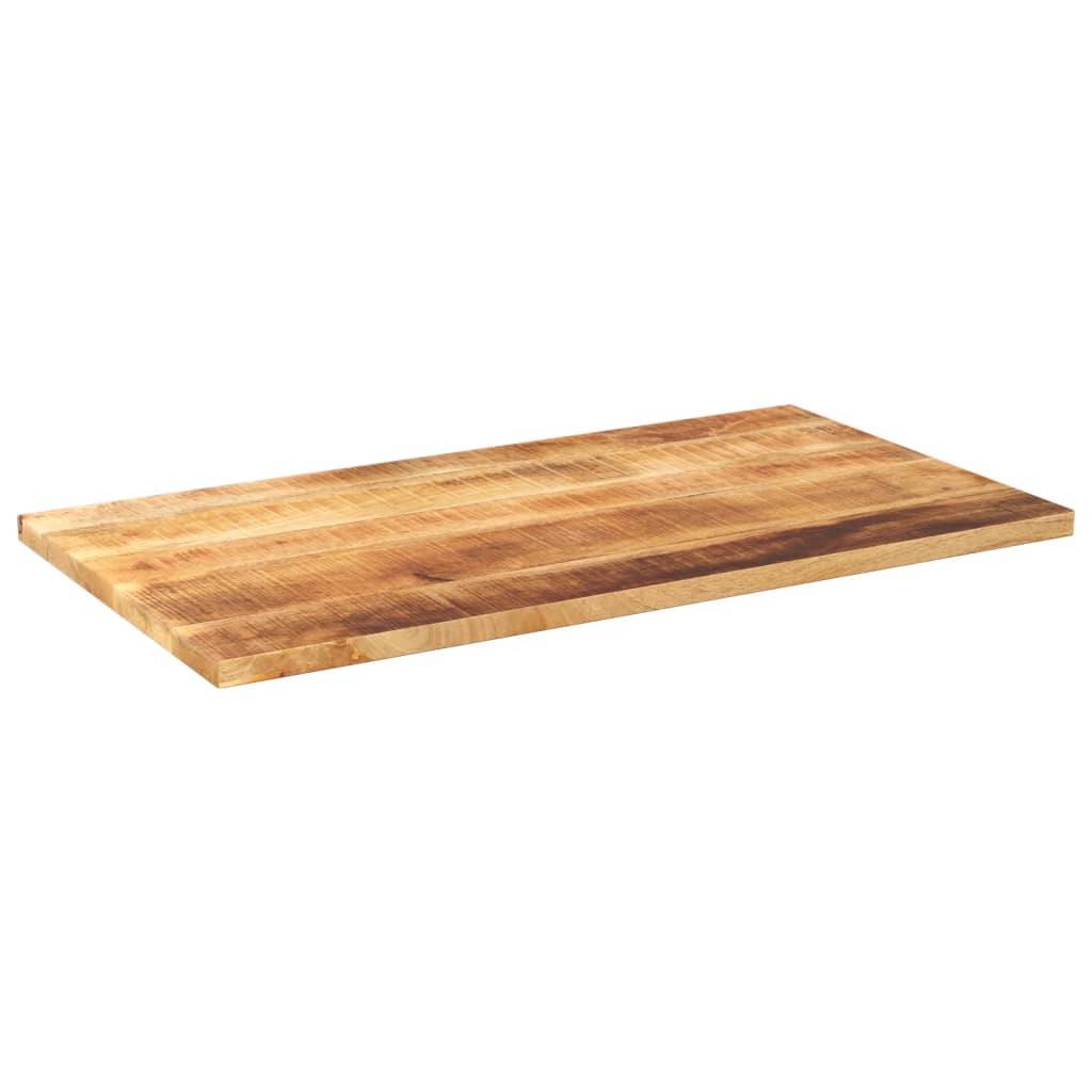 bordplade 110x60x2,5 cm rektangulær massivt ru mangotræ