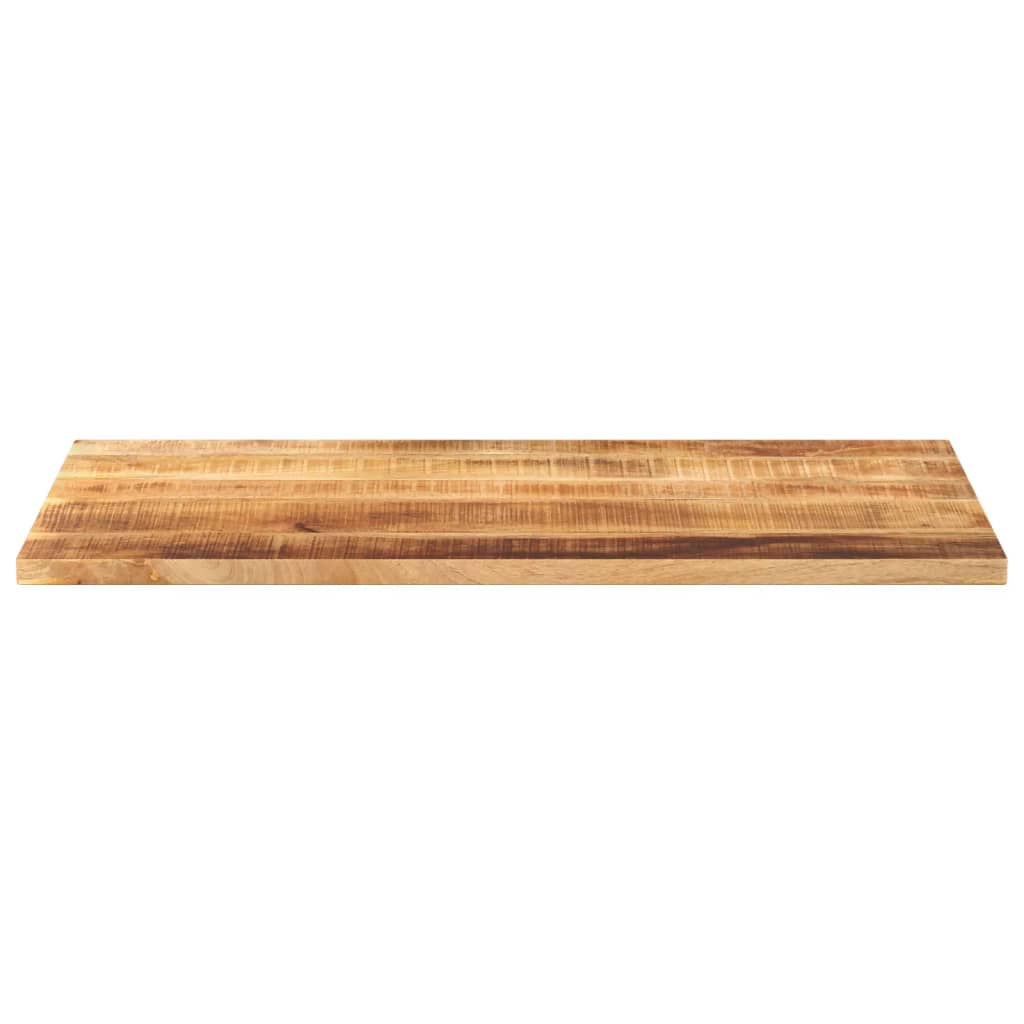 bordplade 110x60x2,5 cm rektangulær massivt ru mangotræ