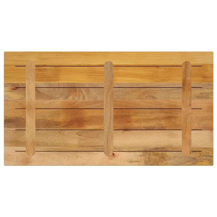 bordplade 120x60x1,5 cm rektangulær massivt ru mangotræ