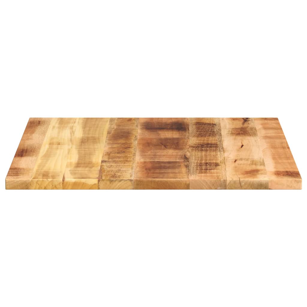 bordplade 70x70x1,5 cm firkantet massivt ru mangotræ